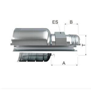 Macho Fijo ORFS (Asiento Plano)