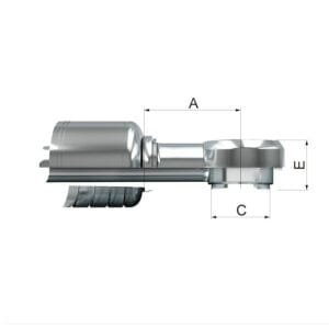 Conexión Banjo Métrico, Sin Pelar