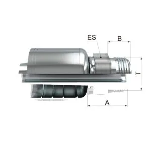 Macho Fijo ORFS (Asiento Plano)