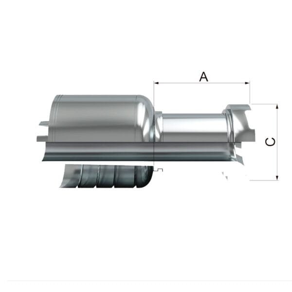 Flange Recto Código 61-SAE 3000 PSI