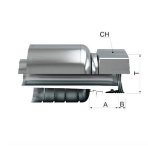 Hembra Recta Métrica Cono 24º Serie Ligera