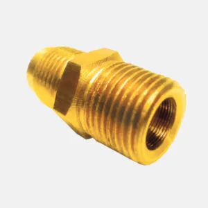 48F Conexión de Latón, Macho Flared-Macho NPT Recto