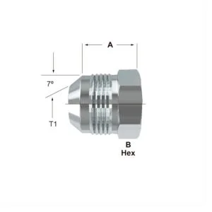 Adaptador Tapón Macho Flared JIC 37º