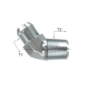 Adaptador Macho Flared – Macho NPTF a 45º